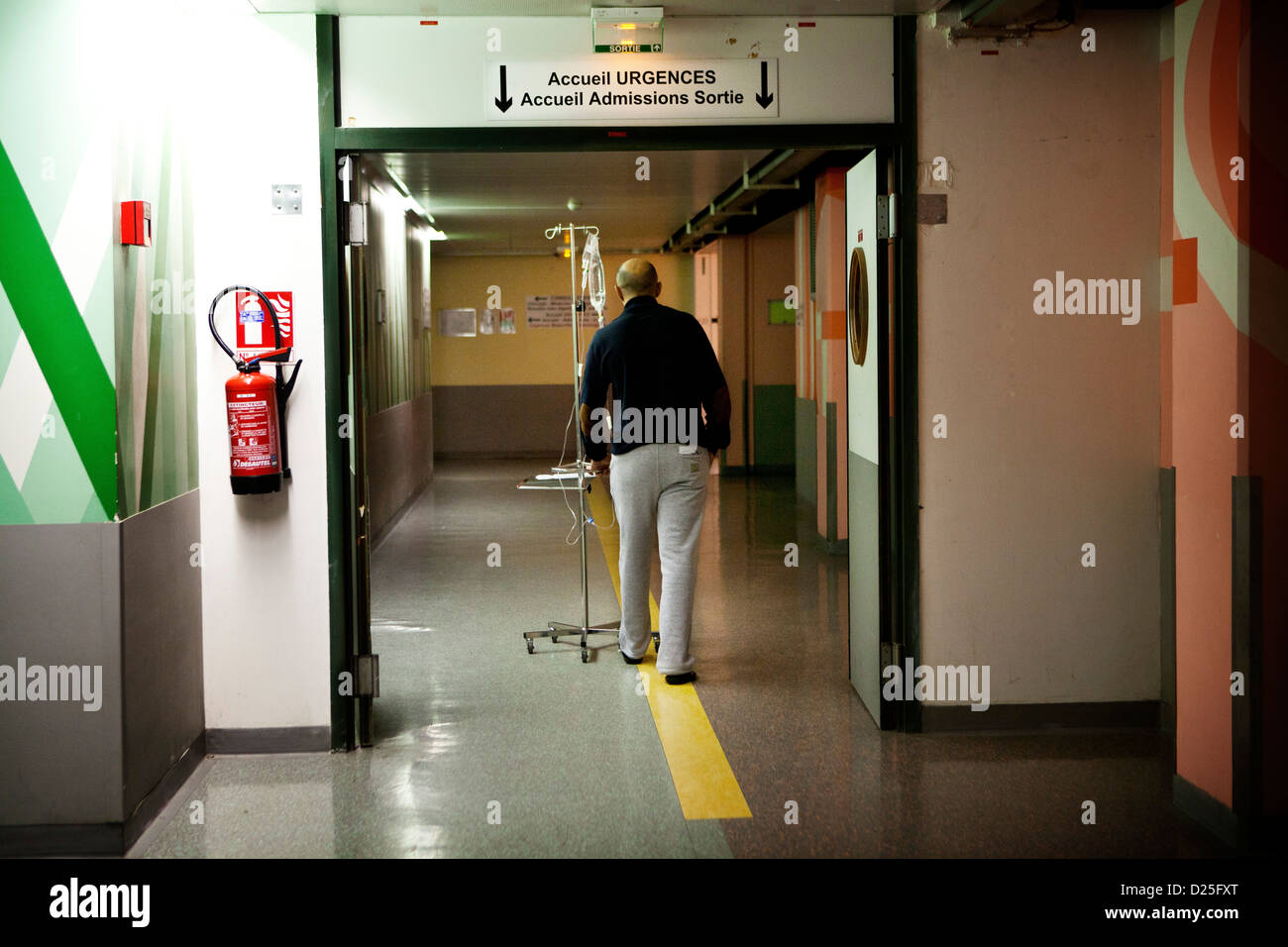 KRANKENHAUS-NOTFALL Stockfoto