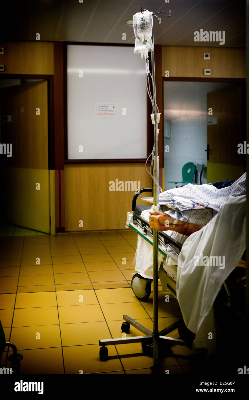 KRANKENHAUS-NOTFALL Stockfoto