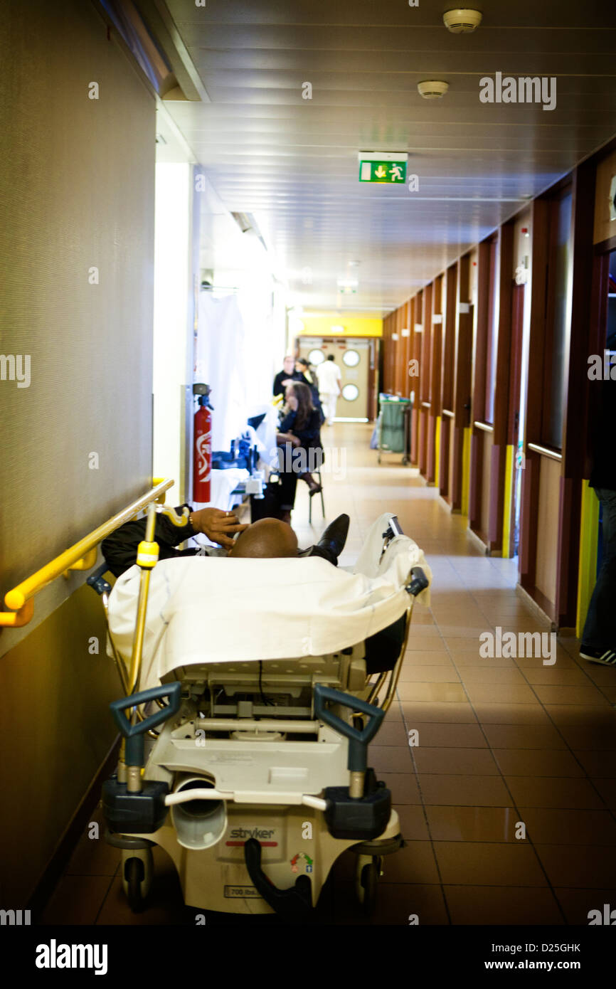 KRANKENHAUS-NOTFALL Stockfoto