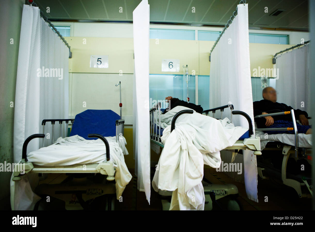 KRANKENHAUS-NOTFALL Stockfoto