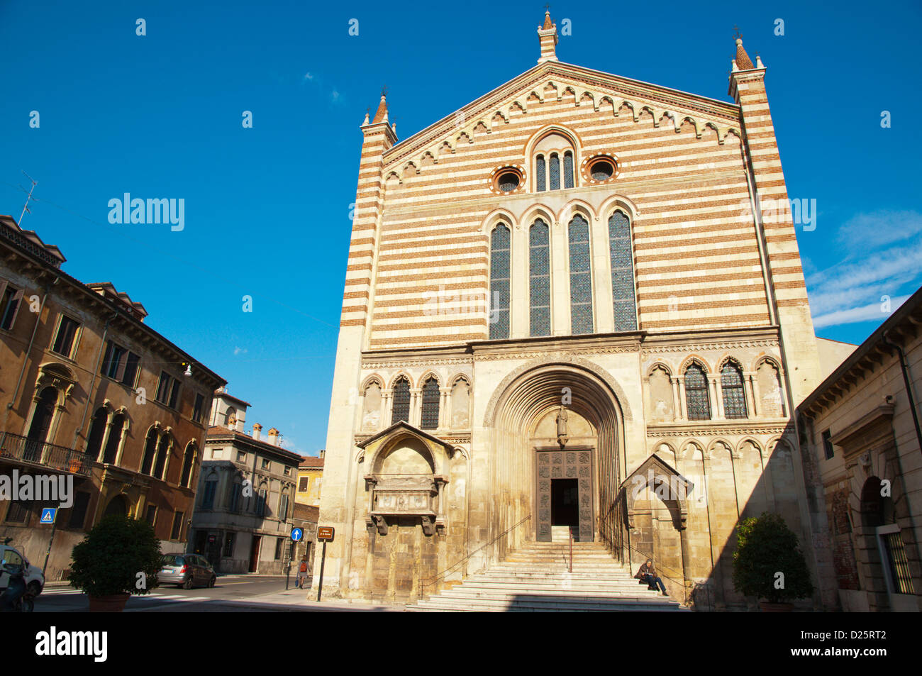 Chiesa di San Fermo Maggiore Kirche Verona Stadt der Region Venetien Italien Europa Stockfoto