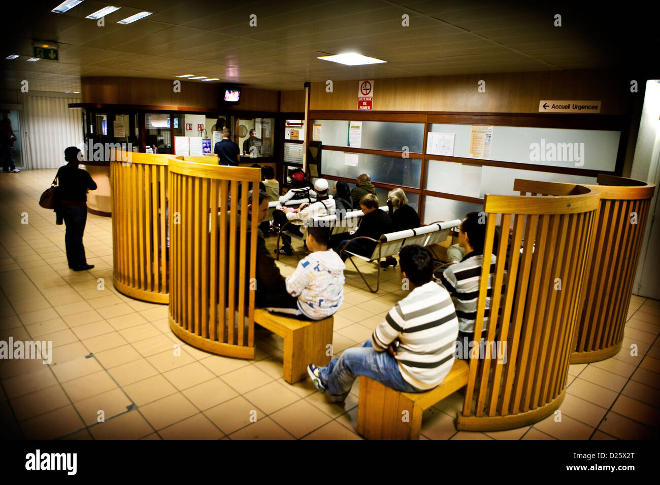 KRANKENHAUS-NOTFALL Stockfoto