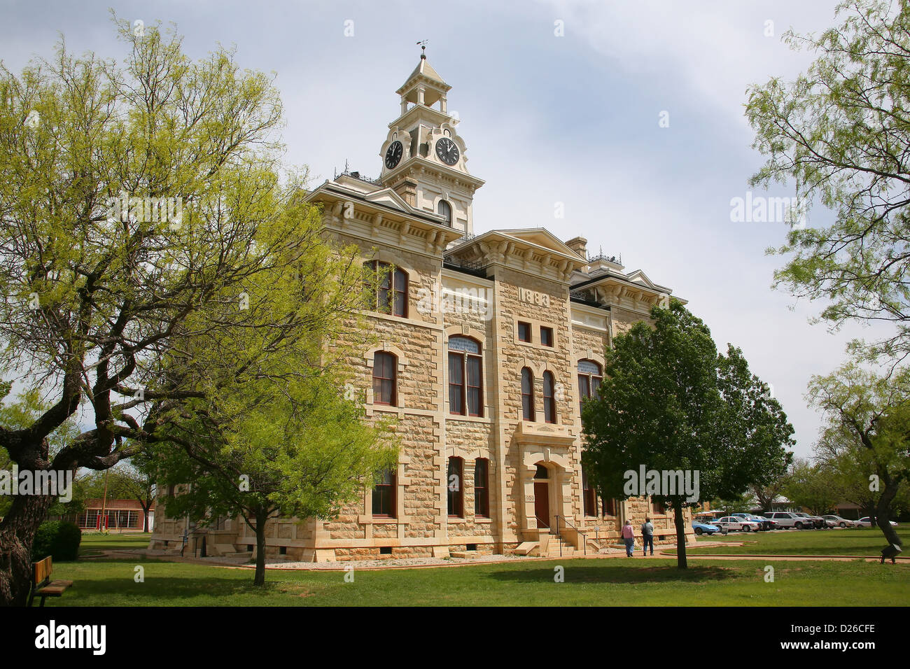 Texas county courthouse Stockfoto