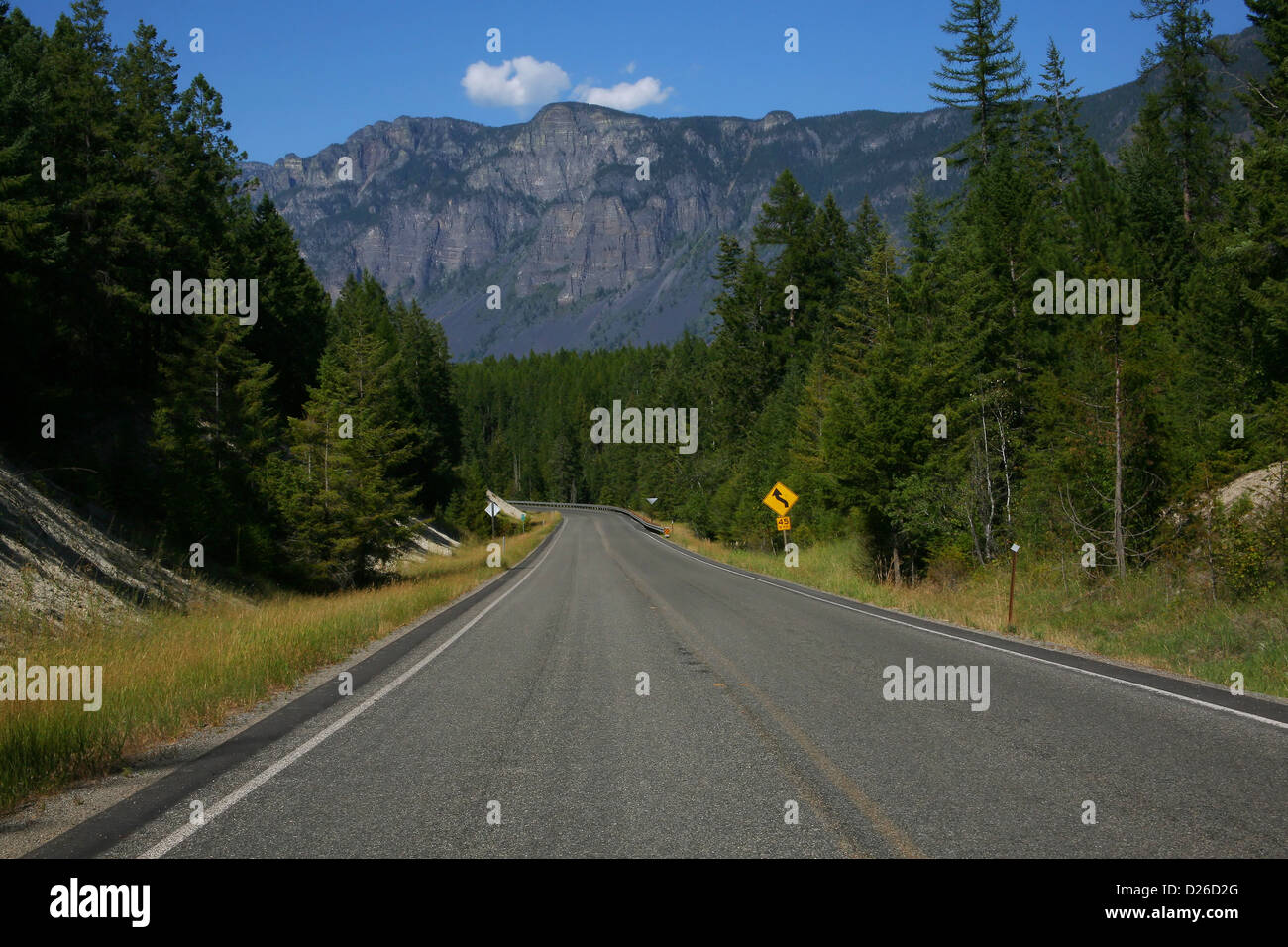 Malerische Wicklung Mountain highway Stockfoto