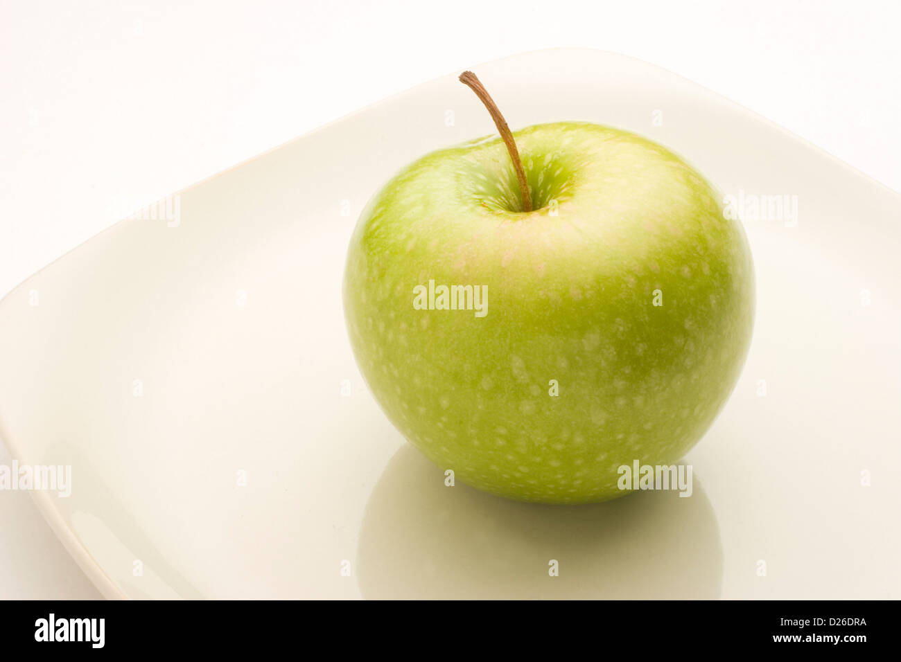 Grüner Apfel Stockfoto Grüner Apfel Stockfoto