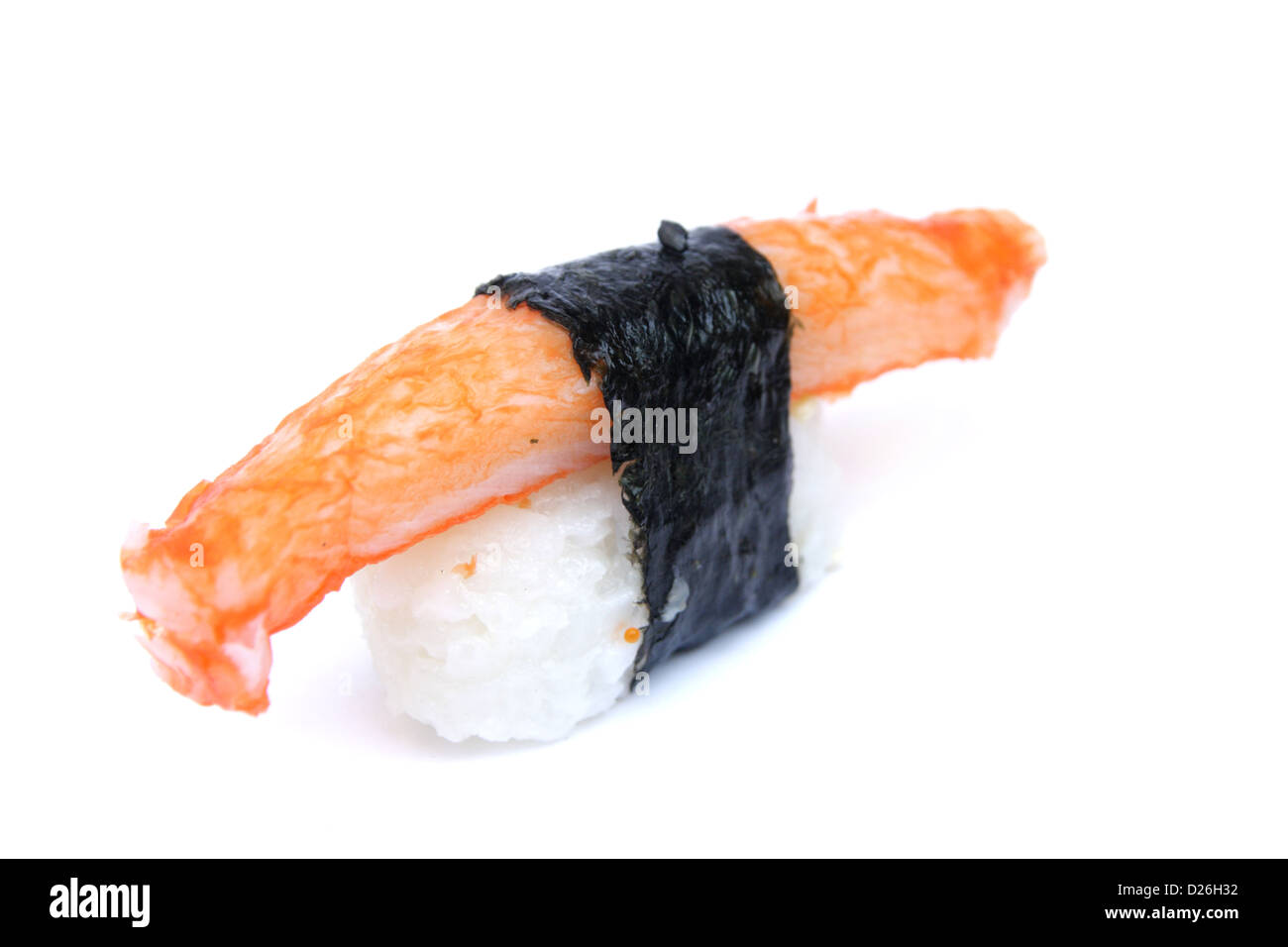 Surimi Sushi, künstliche Crab Fleisch Sushi Stockfoto