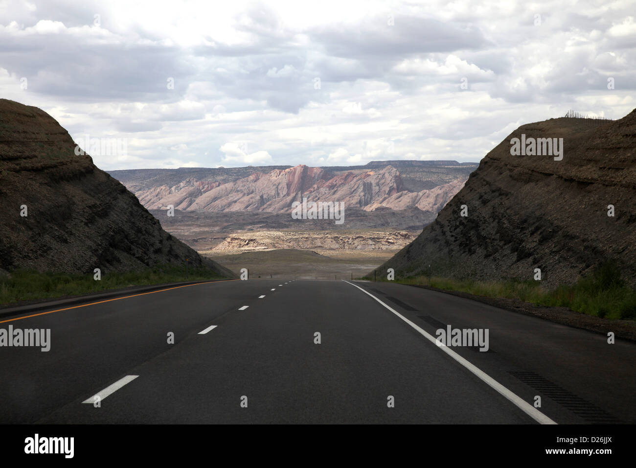 Der Fahrbahn Stockfoto