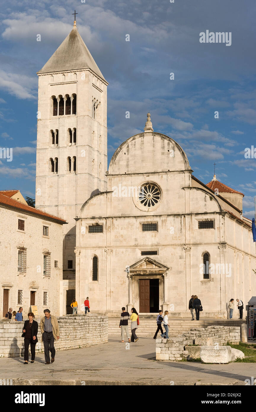 Elk192-2149v Kroatien, Zadar, Dalmatien, Kirche Kunstmuseum, ehemalige Benediktiner-Kloster Stockfoto