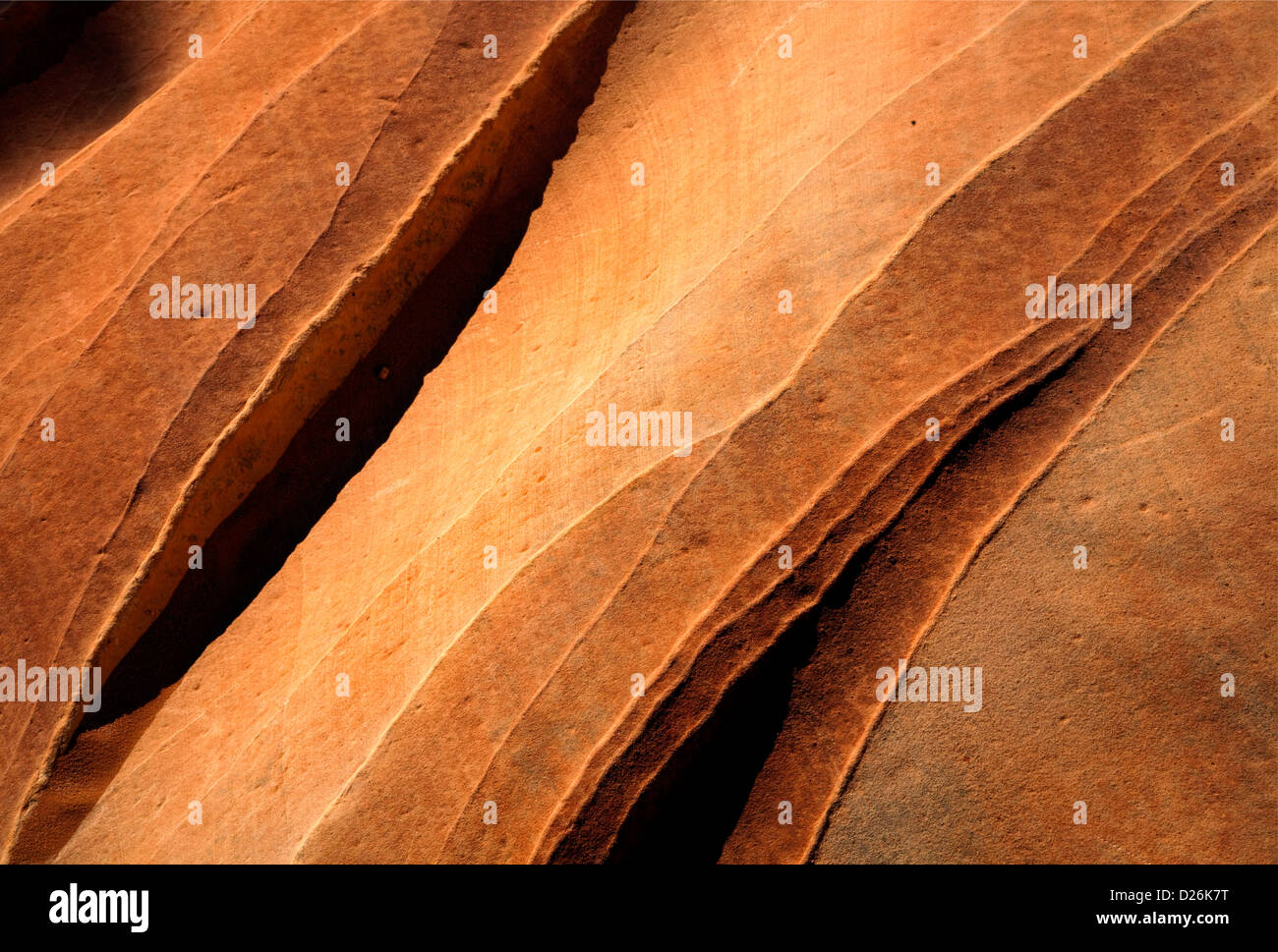 Wüste-Linien Stockfoto