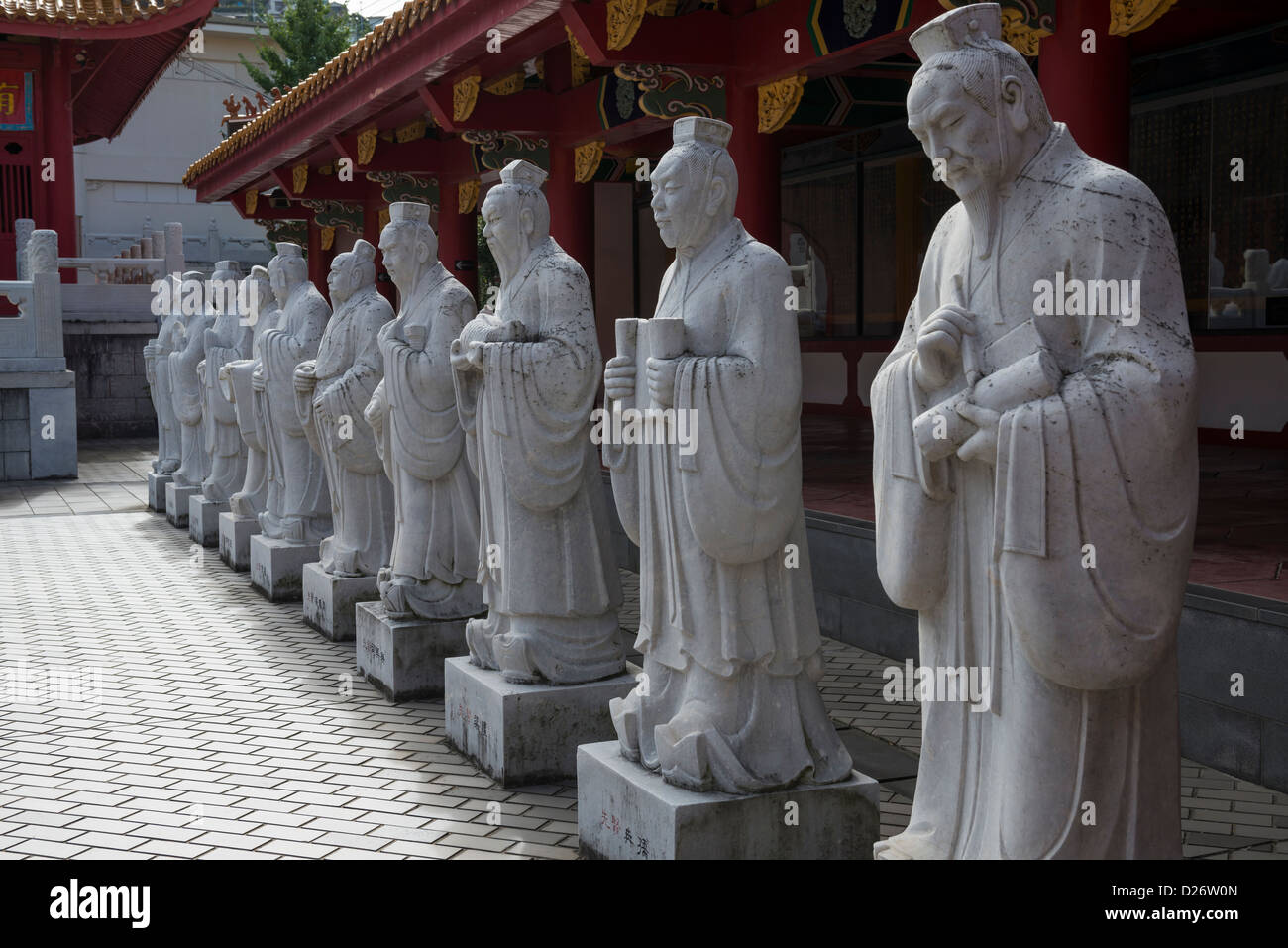 Konfuzius-Schrein in Nagasaki in Japan Stockfoto