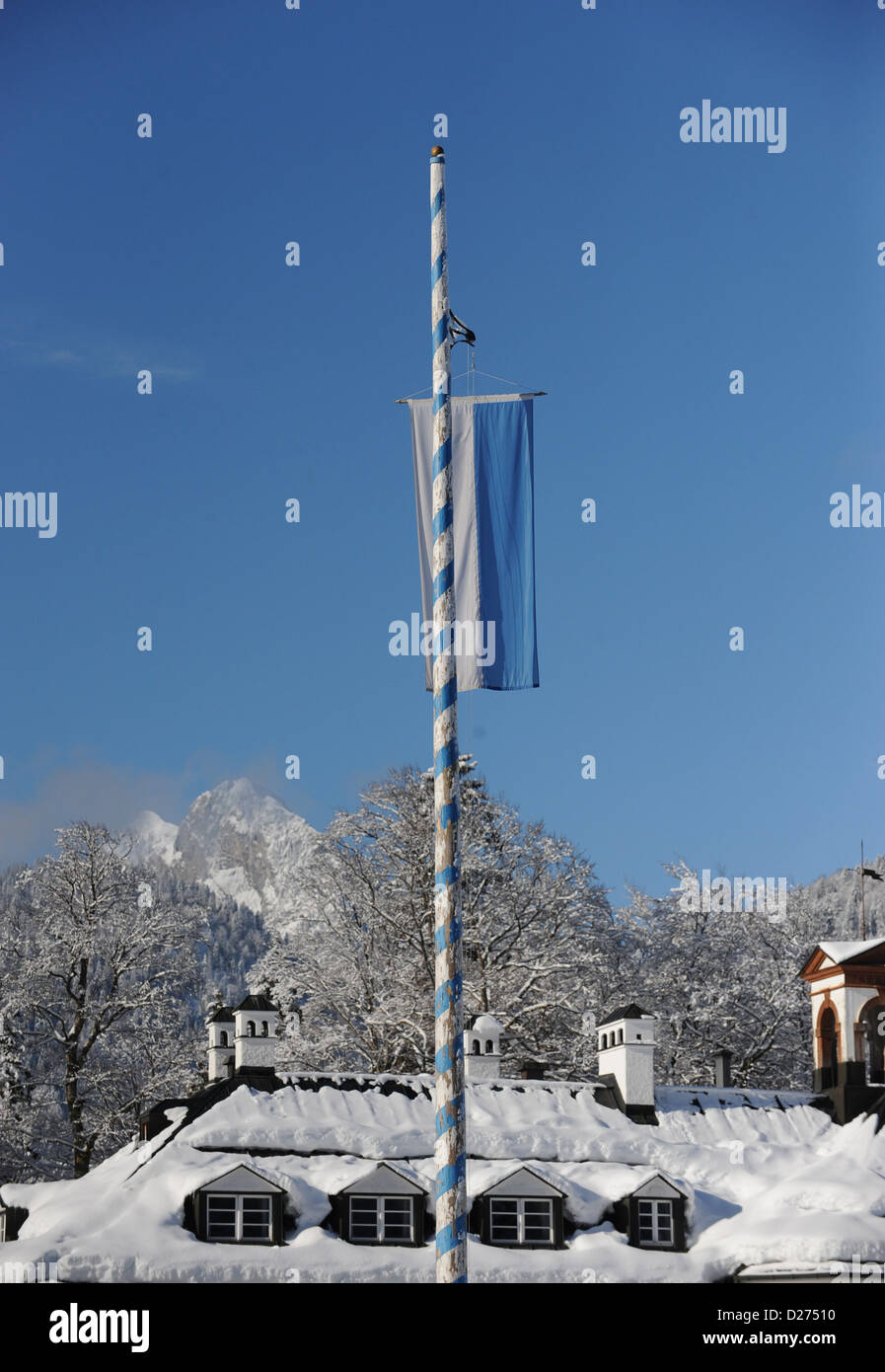 Blick auf den "Hanns-Seidel-Stiftung", Ort der Winter Konferenz der CSU parlamentarischen Fraktion in Wildbad Kreut, Deutschland, 15. Januar 2013. Foto: Andreas Gebert Stockfoto