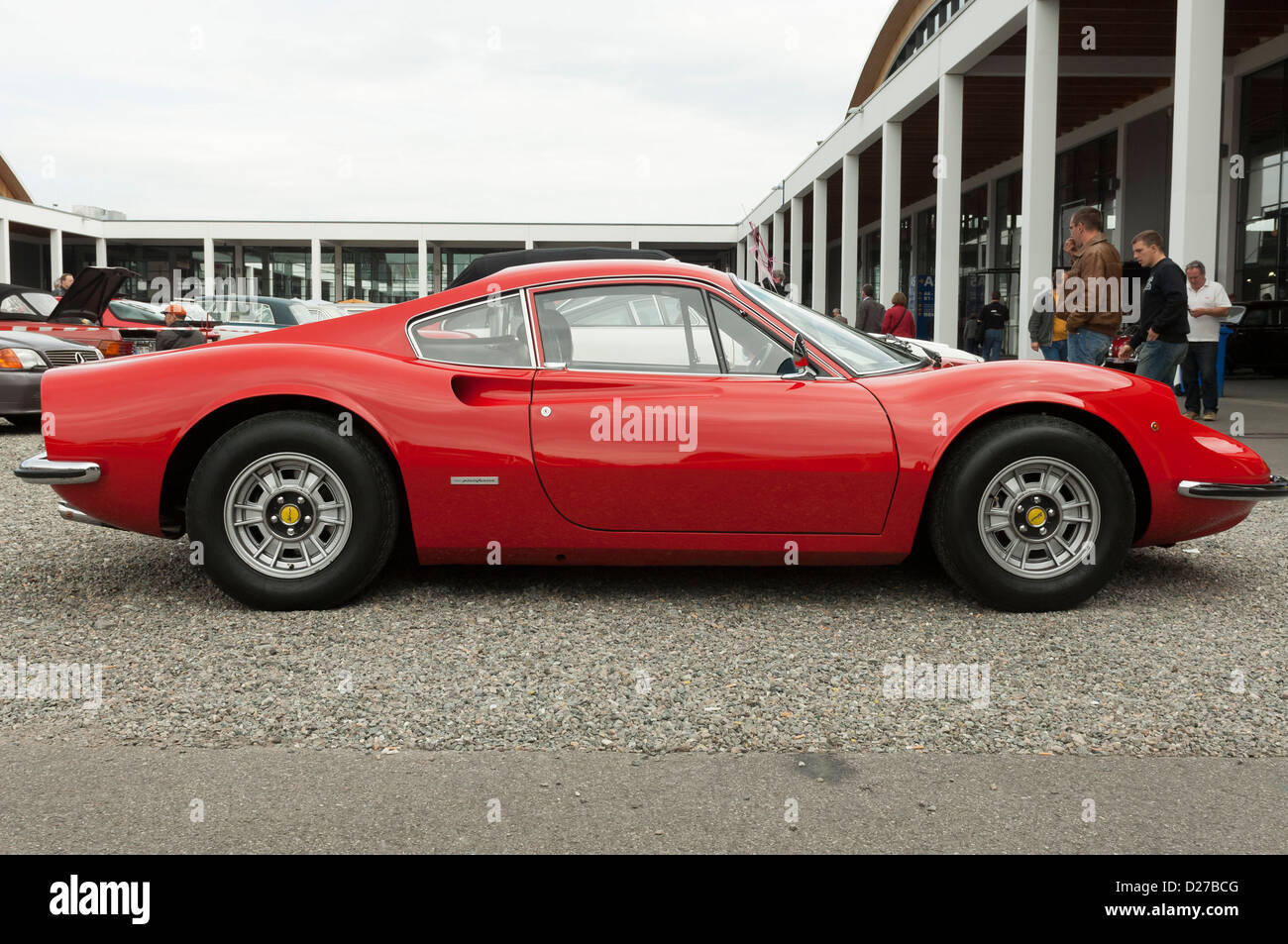 Ferrari Dino an Deutsche Oldtimer Ausstellung Stockfoto
