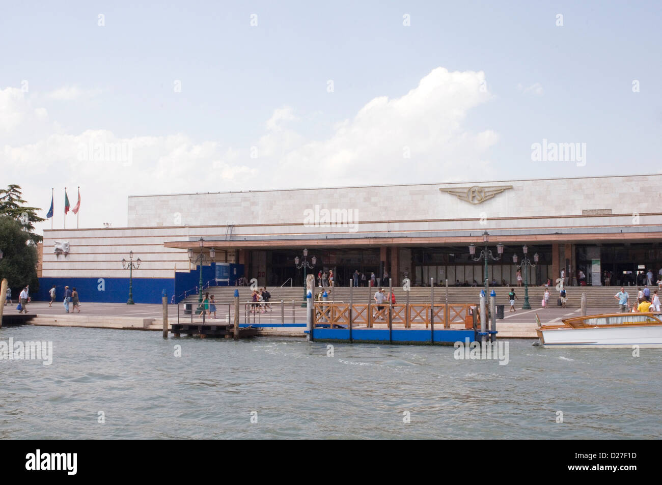 Venedig Bahn Bahnhof Italien italienische Eisenbahn Stockfoto