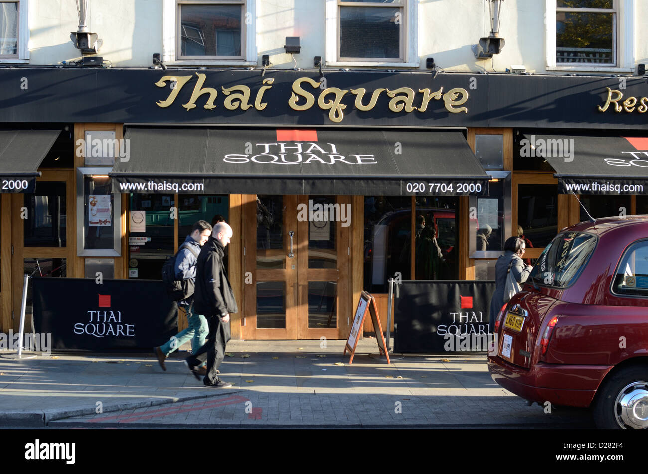 Das Restaurant Thai Square in Upper Street, Islington, London, Großbritannien Stockfoto