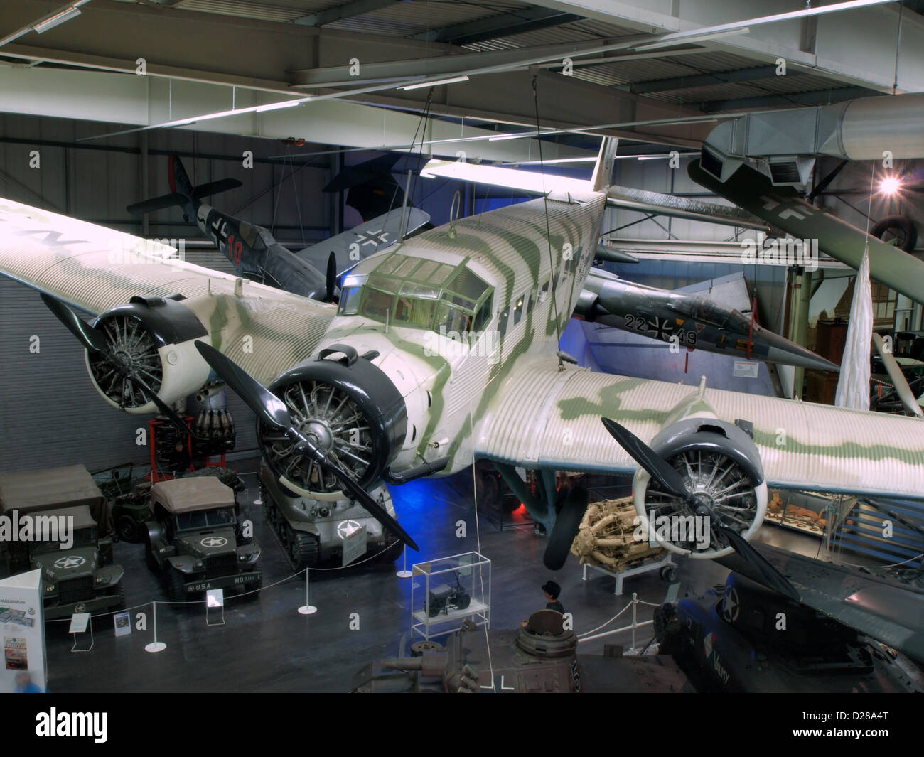 Auto & Technik Museum Sinsheim.Junkers Ju 52 in Sinsheim Stockfoto