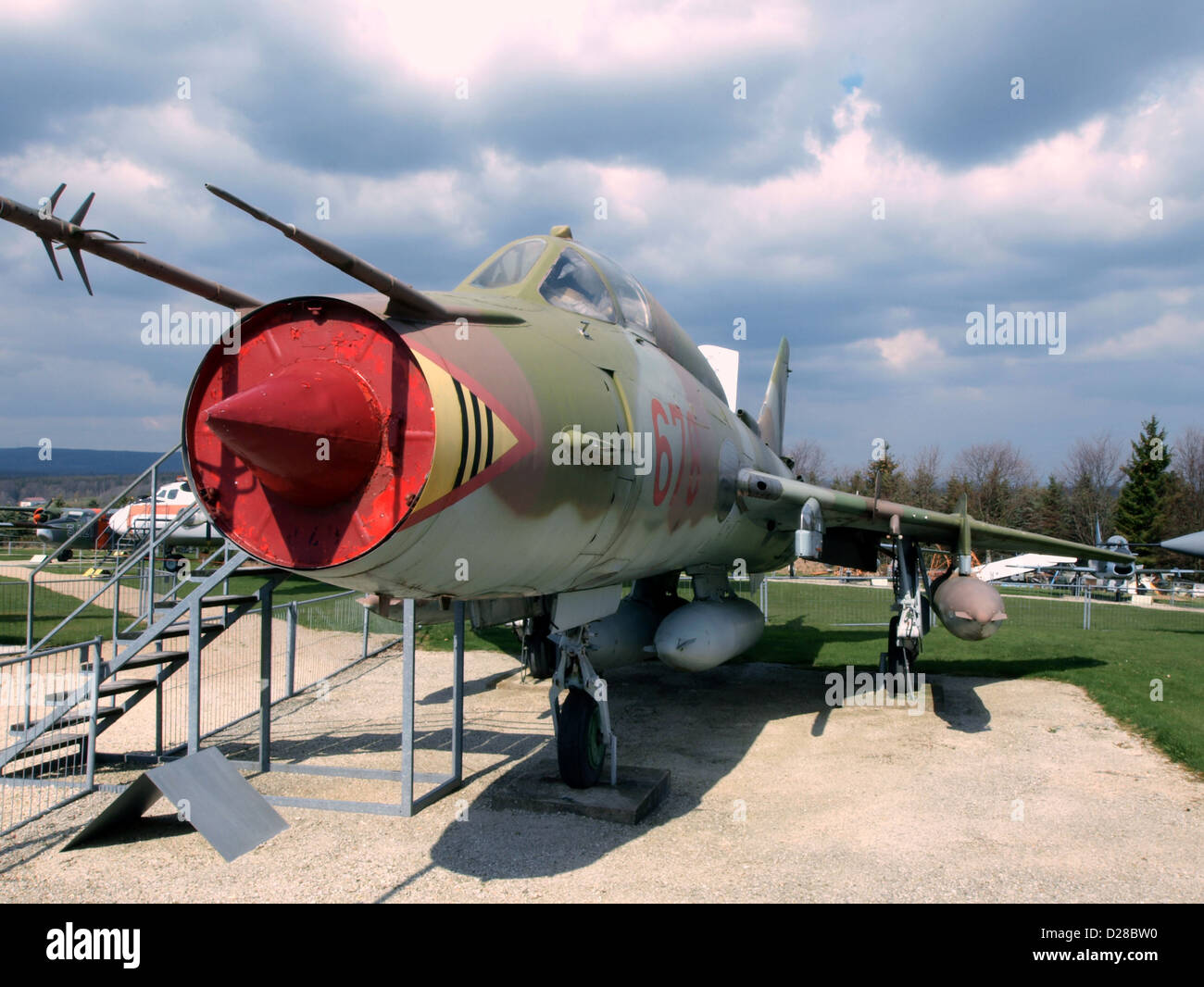 Suchoi Su-22M-4 "Fitter-K" - 678 - DDR-Luftwaffe Stockfoto