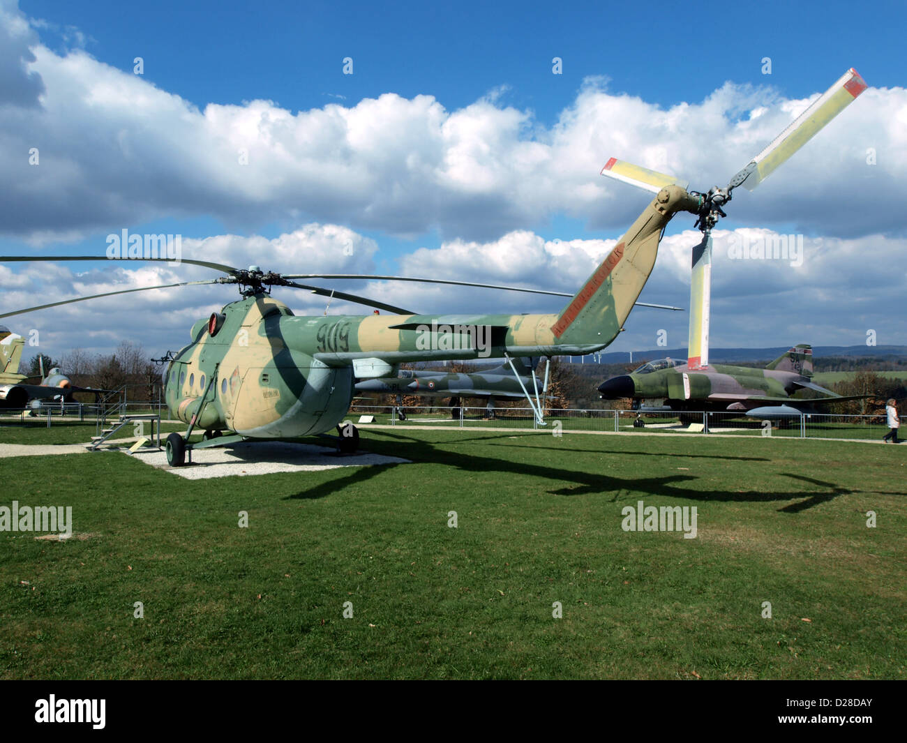 Auto & Technik Museum Sinsheim.Mil Mi-8T "Hip-C' - 909 - DDR-Luftwaffe Stockfoto