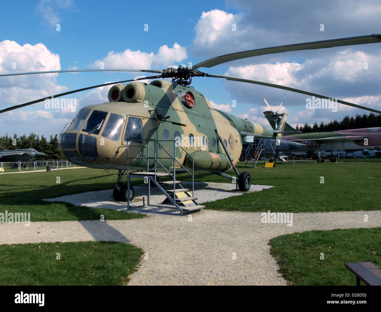 Auto & Technik Museum Sinsheim.Mil Mi-8T "Hip-C' - 909 - DDR-Luftwaffe Stockfoto