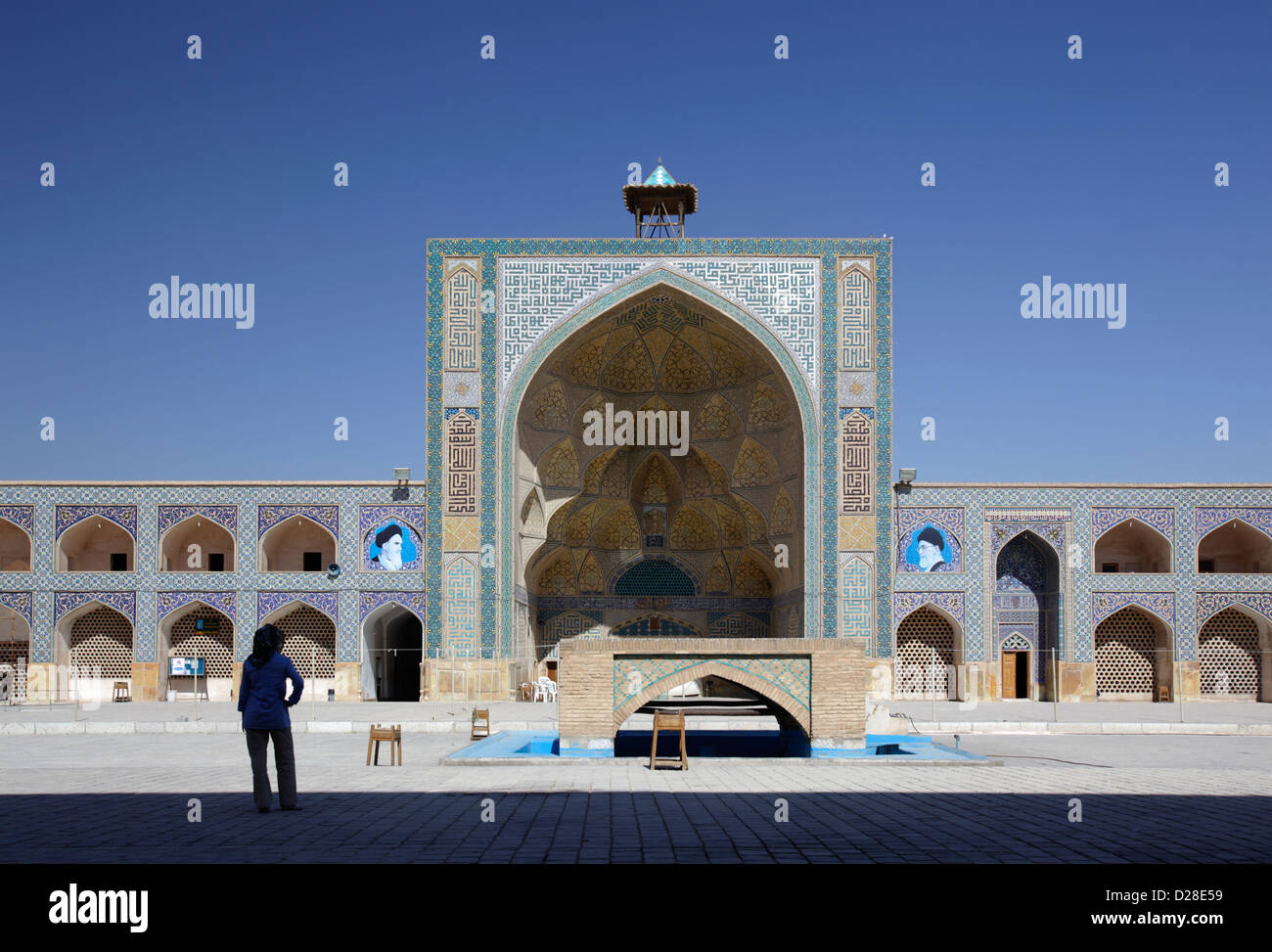 Jameh Moschee, Isfahan, Iran Stockfoto