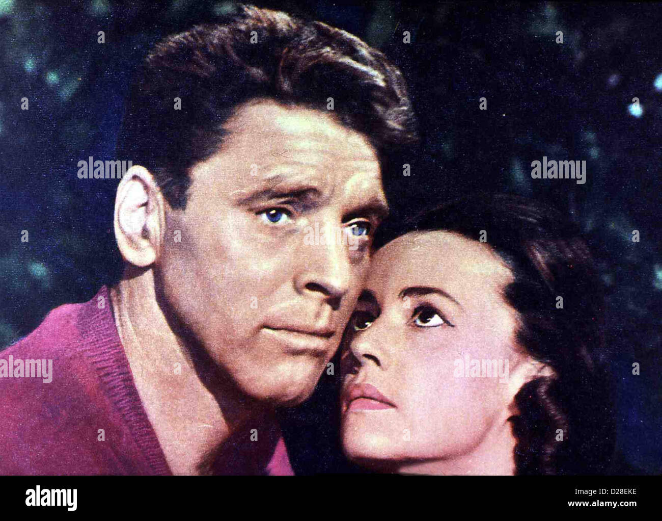 Der Zug Zug, Le Burt Lancaster, Jeanne Moreau Christine (Jeanne Moreau) Ueberzeugt Labiche (Burt Lancaster) Davon, Dass sterben Stockfoto