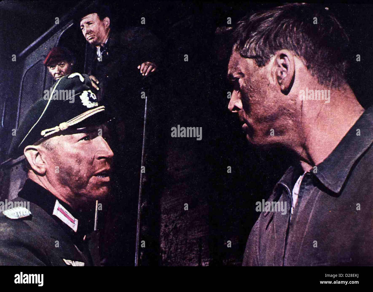 Der Zug Zug, Le Wolfgang Preiss, Burt Lancaster Major Herren (Wolfgang Preiss, l) ist Ausser Sich, Dass Labiche (Burt Stockfoto