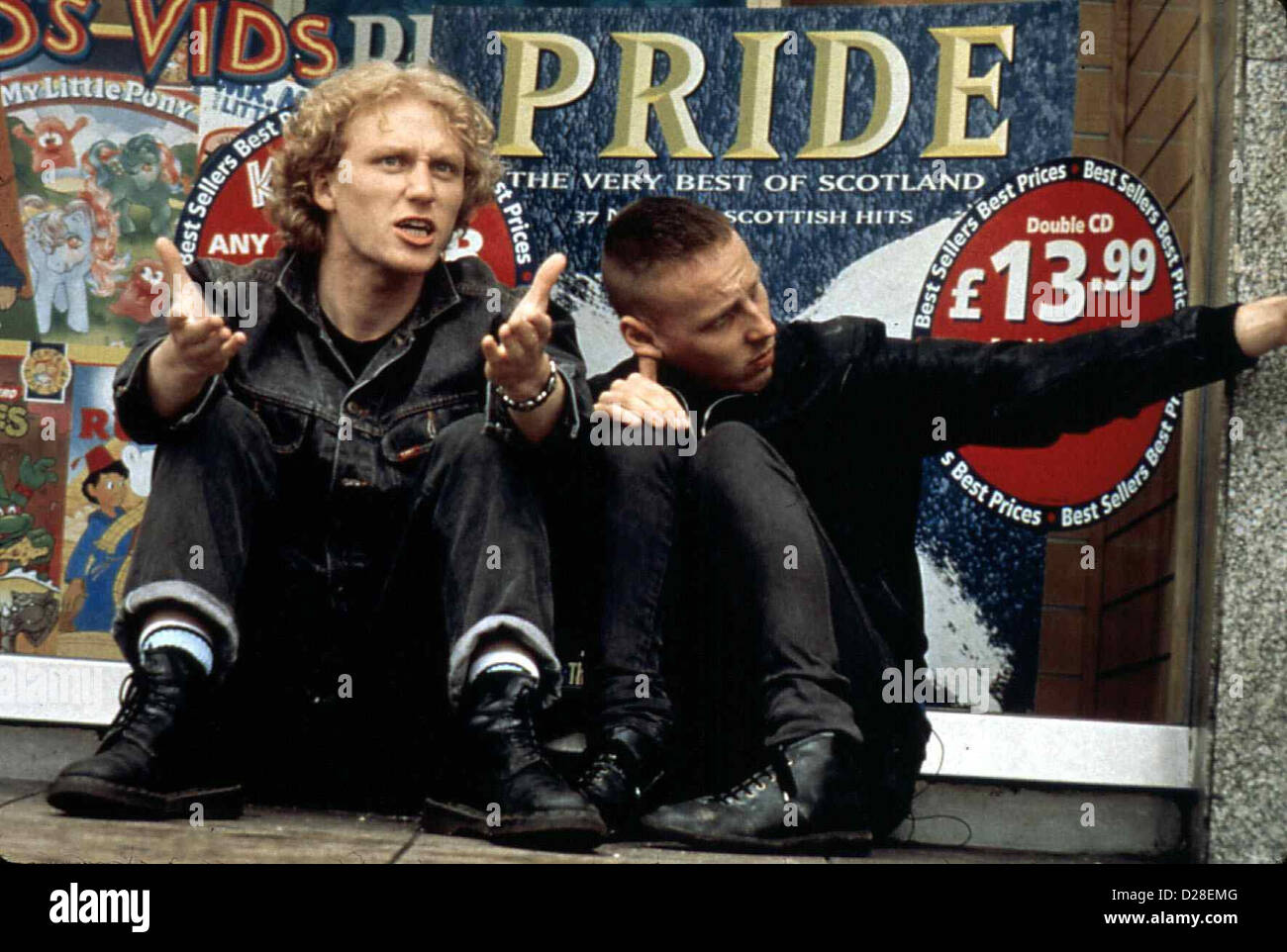 Trainspotting - Neue Helden Trainspotting Kevin McKidd, Ewan Bremner Spud (Ewan Bremner) Mit Dem Aidskranken Tommy (Kevin Stockfoto