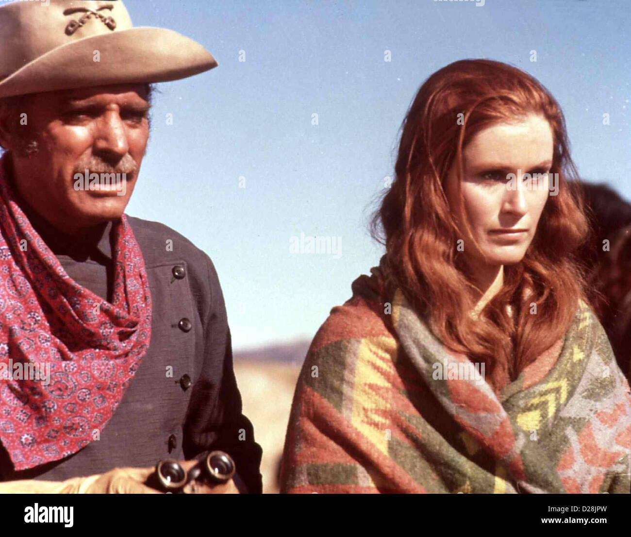 Valdez Valdez ist kommen Burt Lancaster, Susan Clarke Valdez (Burt Lancaster) Greift Zu Drastischen Mitteln Und entfuehrt Stockfoto