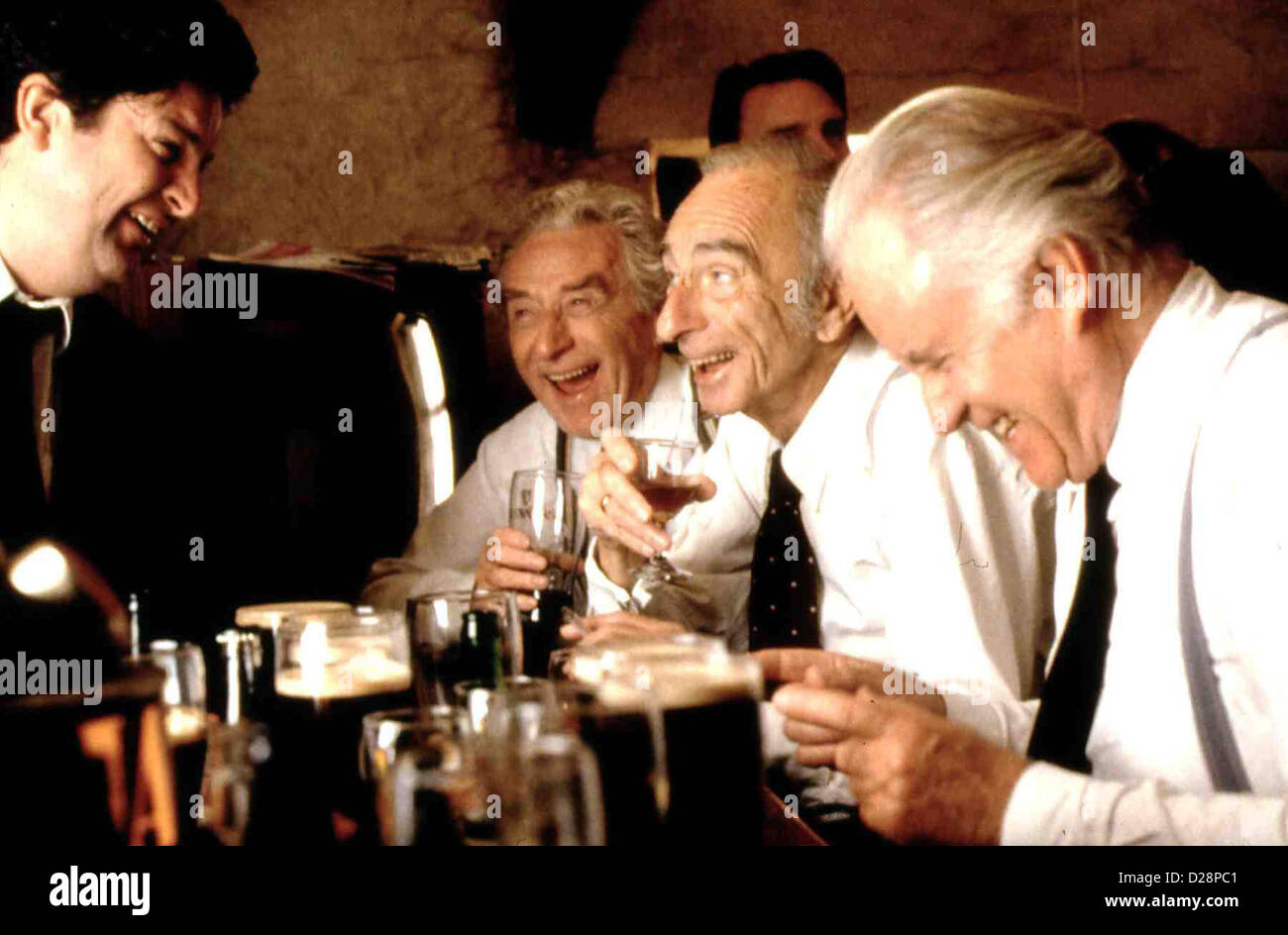 Lang Lebe Ned Devine Waking Ned Devine James Ryland, Paddy Ward, David Kelly, Ian Bannen Doch Allein Muessen OÃ "Â´Sullivan Stockfoto