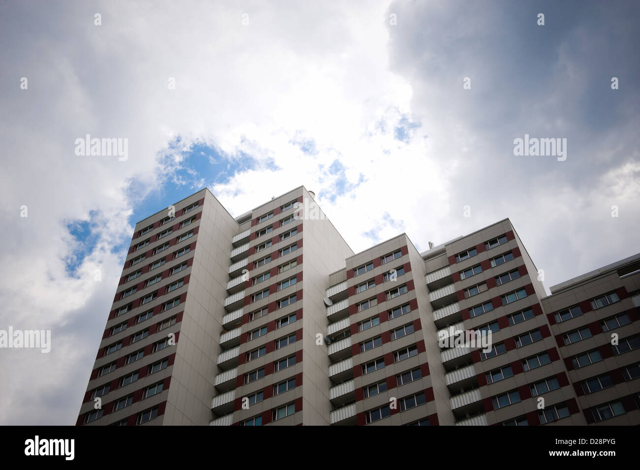 Berlin, Deutschland, das Hochhaus auf dem Gelände der Vereinten Nationen Stockfoto