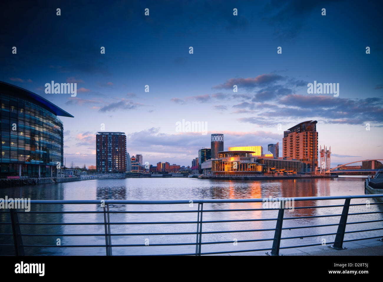 Salford Quays Greater Manchester Lancashire England Stockfoto