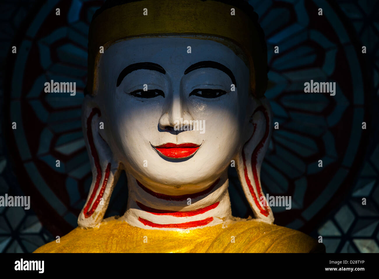 Buddha auf dem Mandalay Hill, Mandalay, Myanmar Stockfoto
