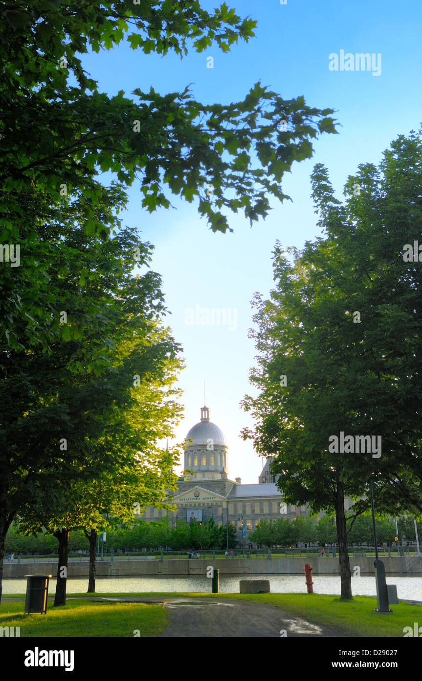 Marché Bonsecours Montreal Stockfoto