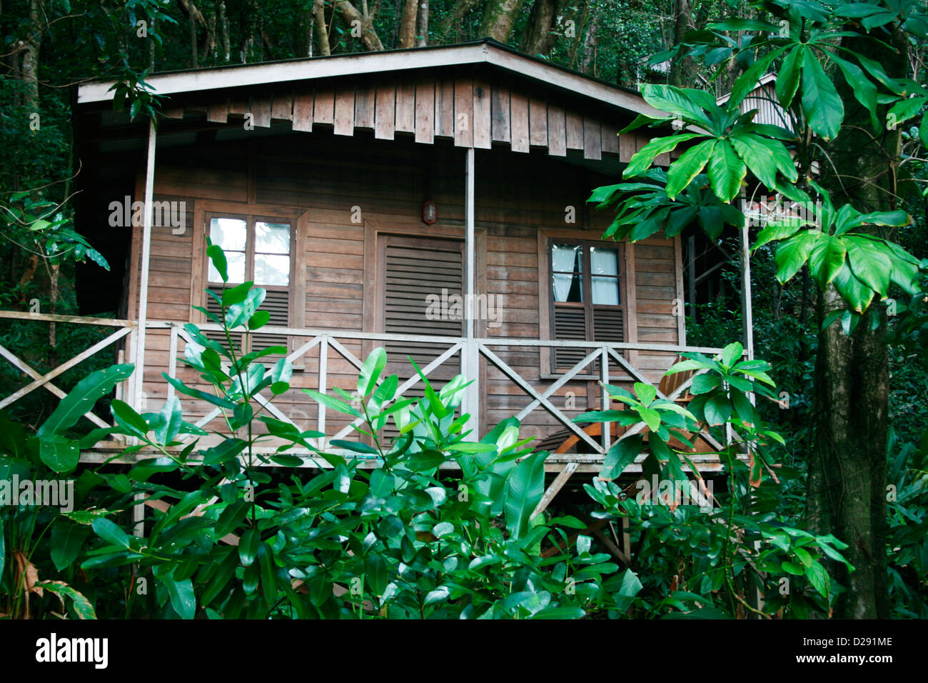 Dominica, Jungle Bay Eco-Lodge Stockfoto