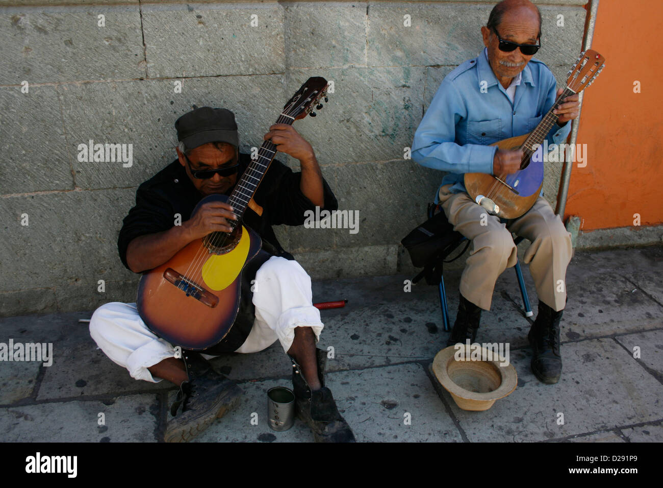 Mexiko, Oaxaca, blinde Musiker Stockfoto