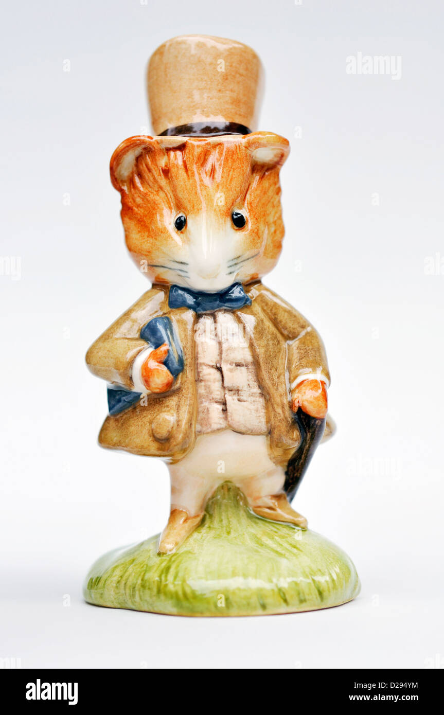 Liebenswerten Meerschweinchen - Beatrix Potter Royal Doulton Figur Stockfoto