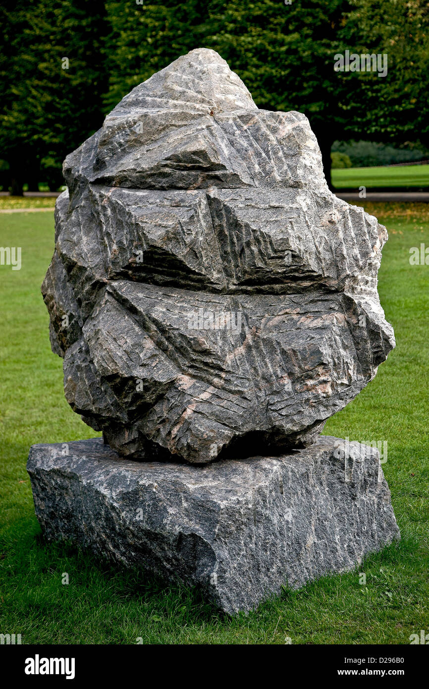 Stein-Kunst im park Stockfoto