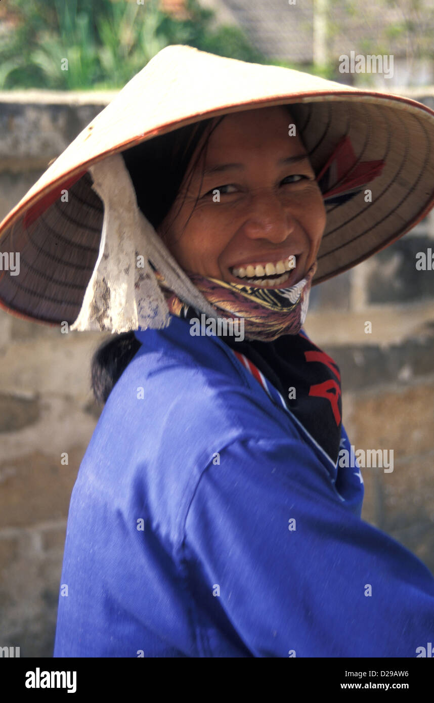 Vietnam. Bäuerin Stockfoto