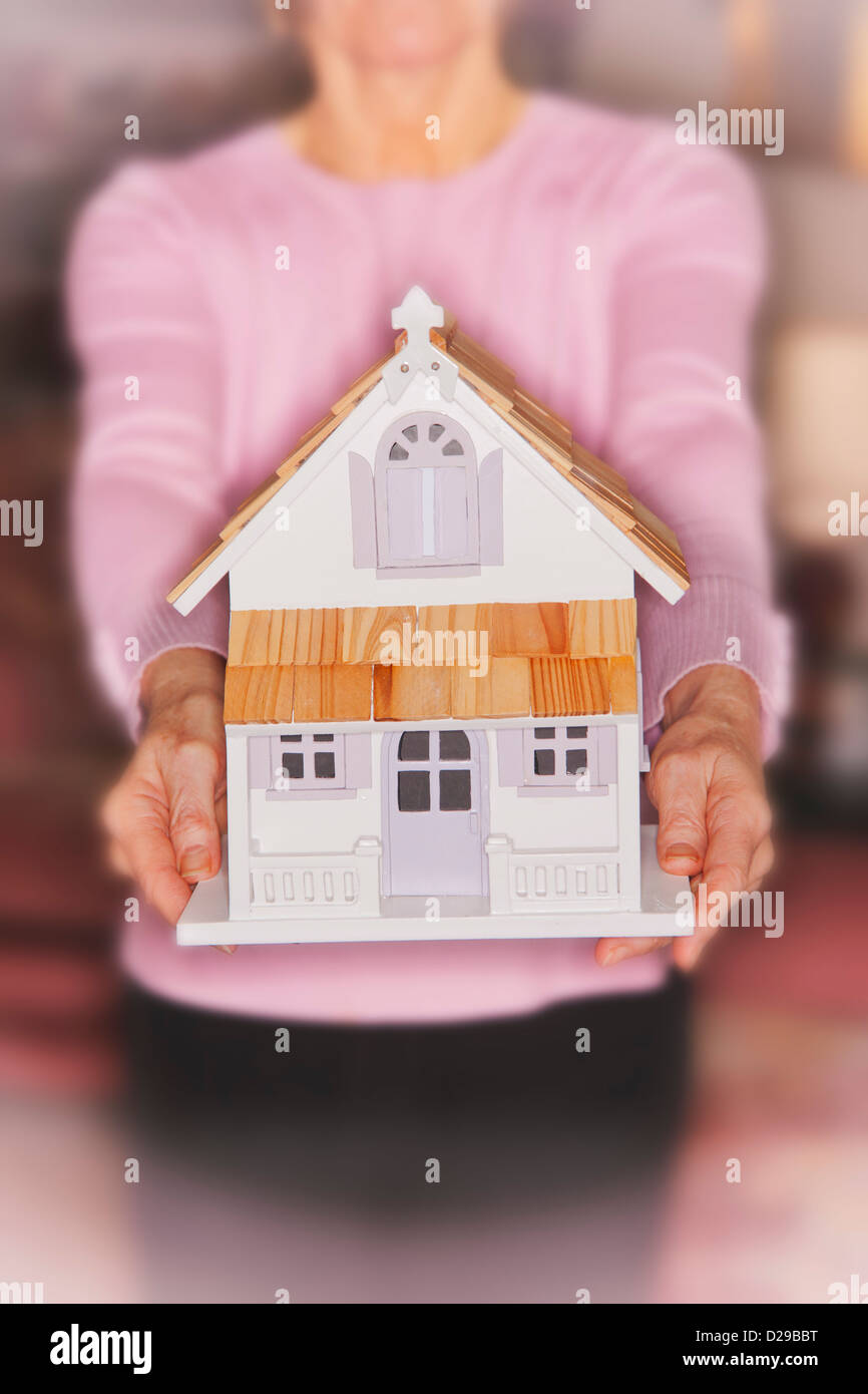 Konzept-Immobilienmarkt Kauf Verkauf Haus home Stockfoto