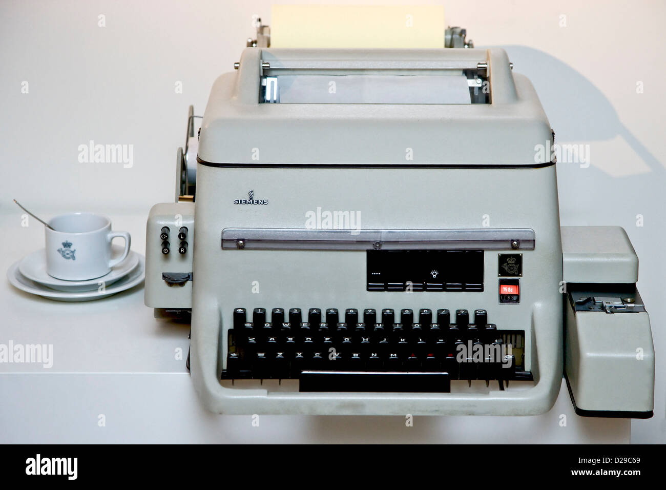 Alten Telex Maschine Stockfotografie Alamy