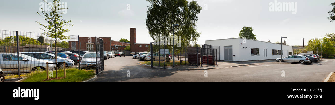 eingeschossige Erweiterung Emmer Green Childrens Centre Stockfoto