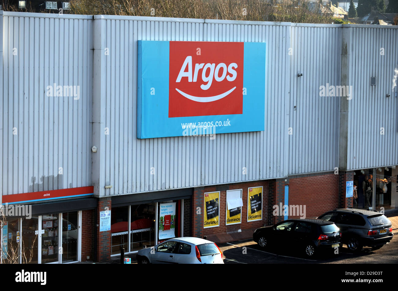 Argos Katalog speichern an aus der Stadt Fachmarktzentrum Hollingbury Brighton UK Stockfoto