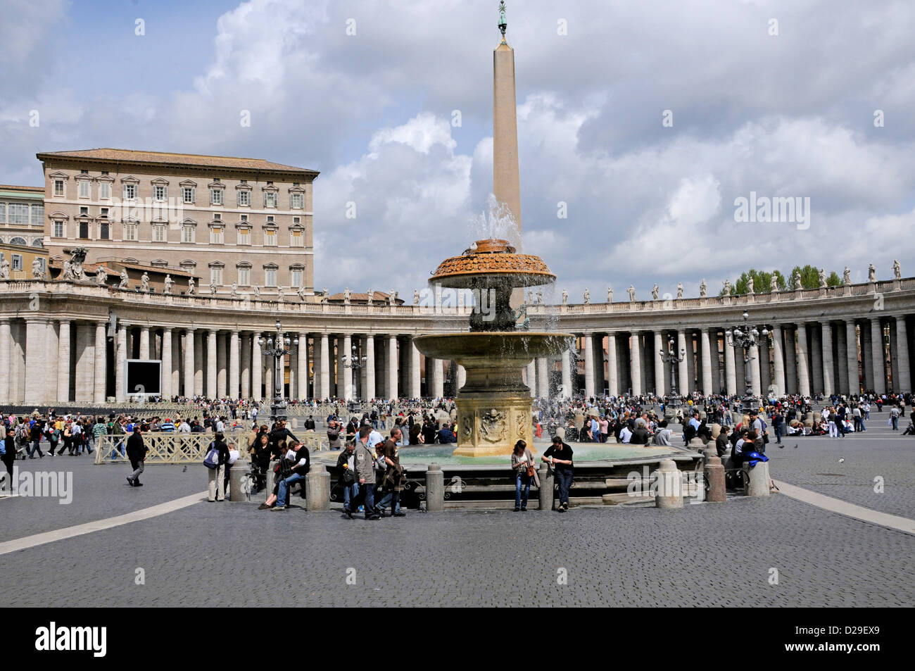 Petersplatz, Rom, Italien Stockfoto
