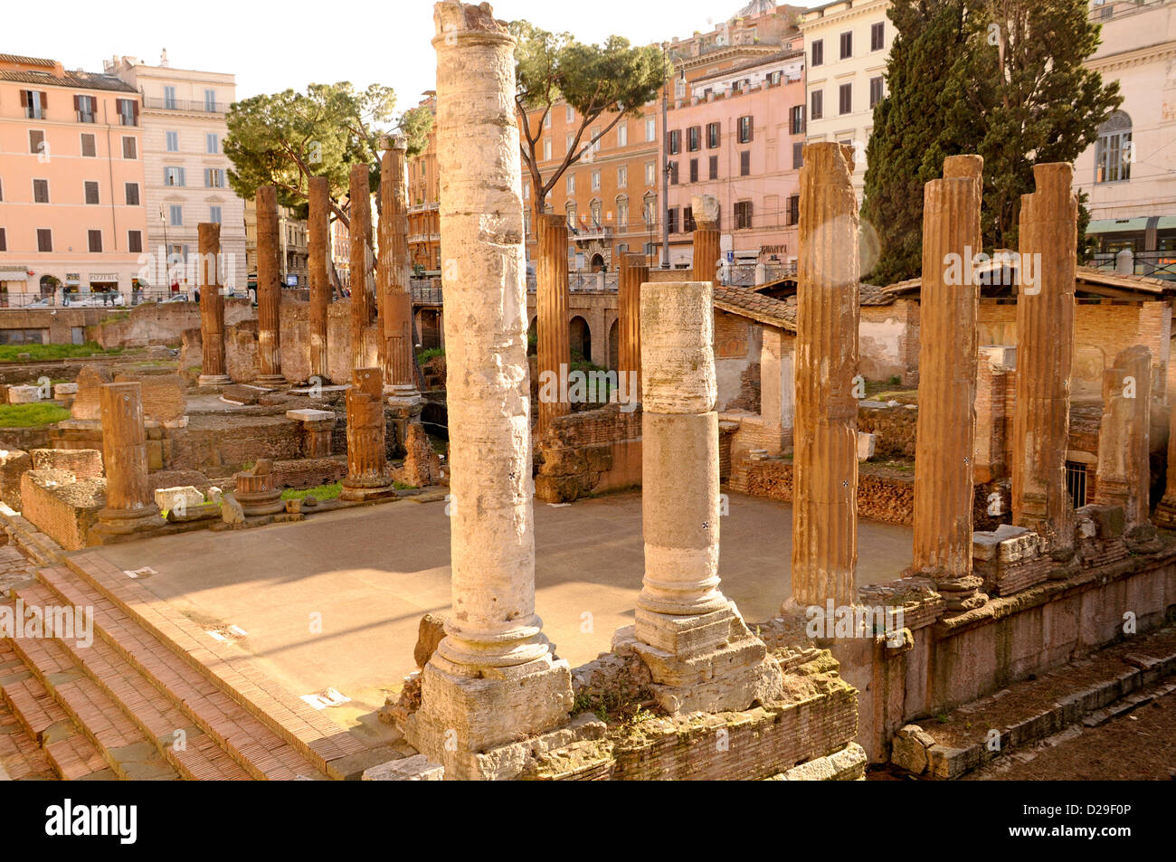 Piazza Argentina, Rom, Italien Stockfoto