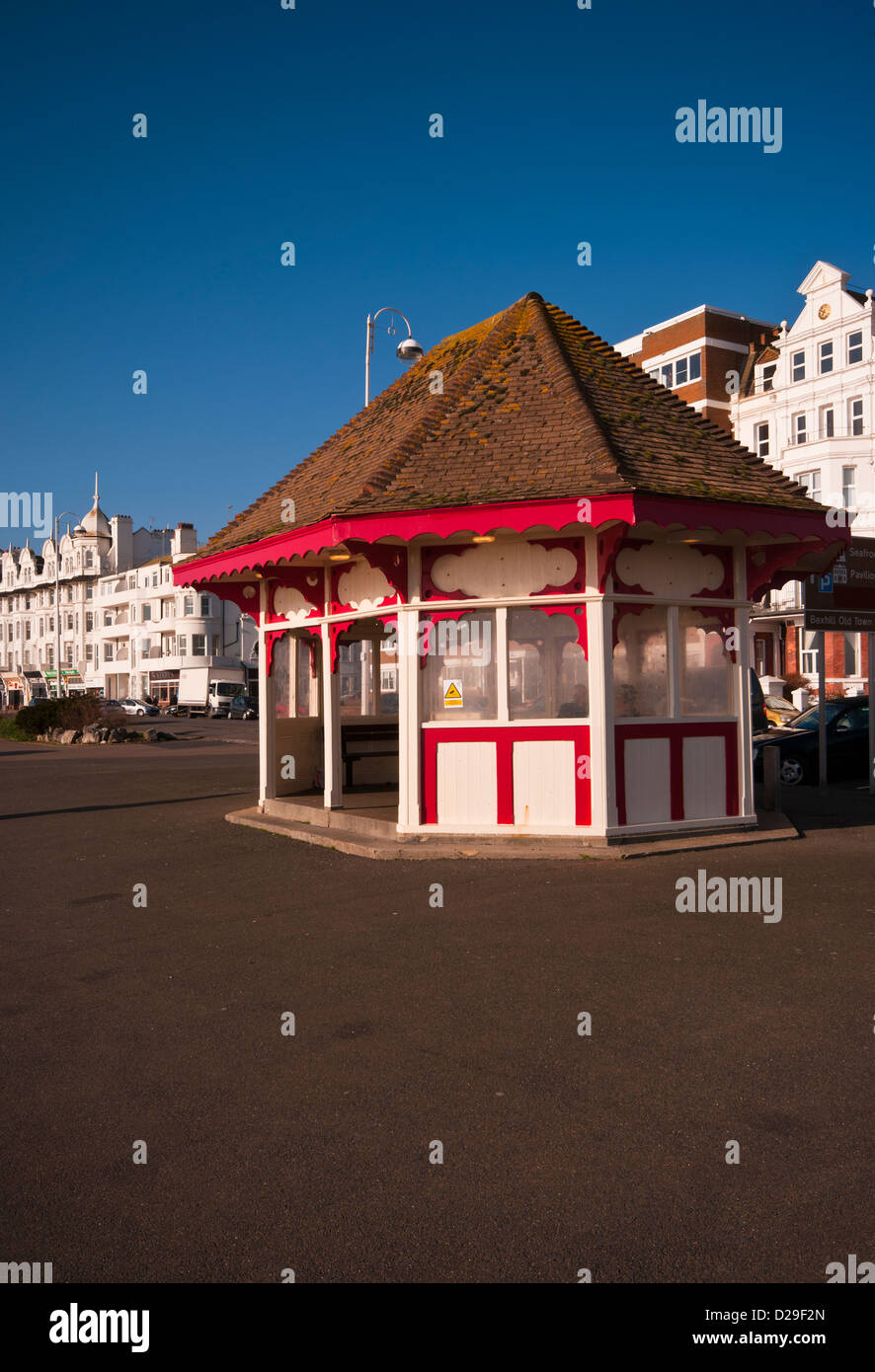 Bexhill am Meer Küste East Sussex UK Stockfoto