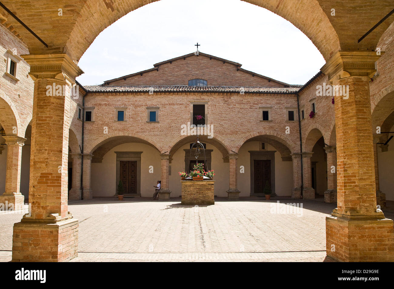 Die Kirche Basilica Di Sant Ubaldo Stockfoto