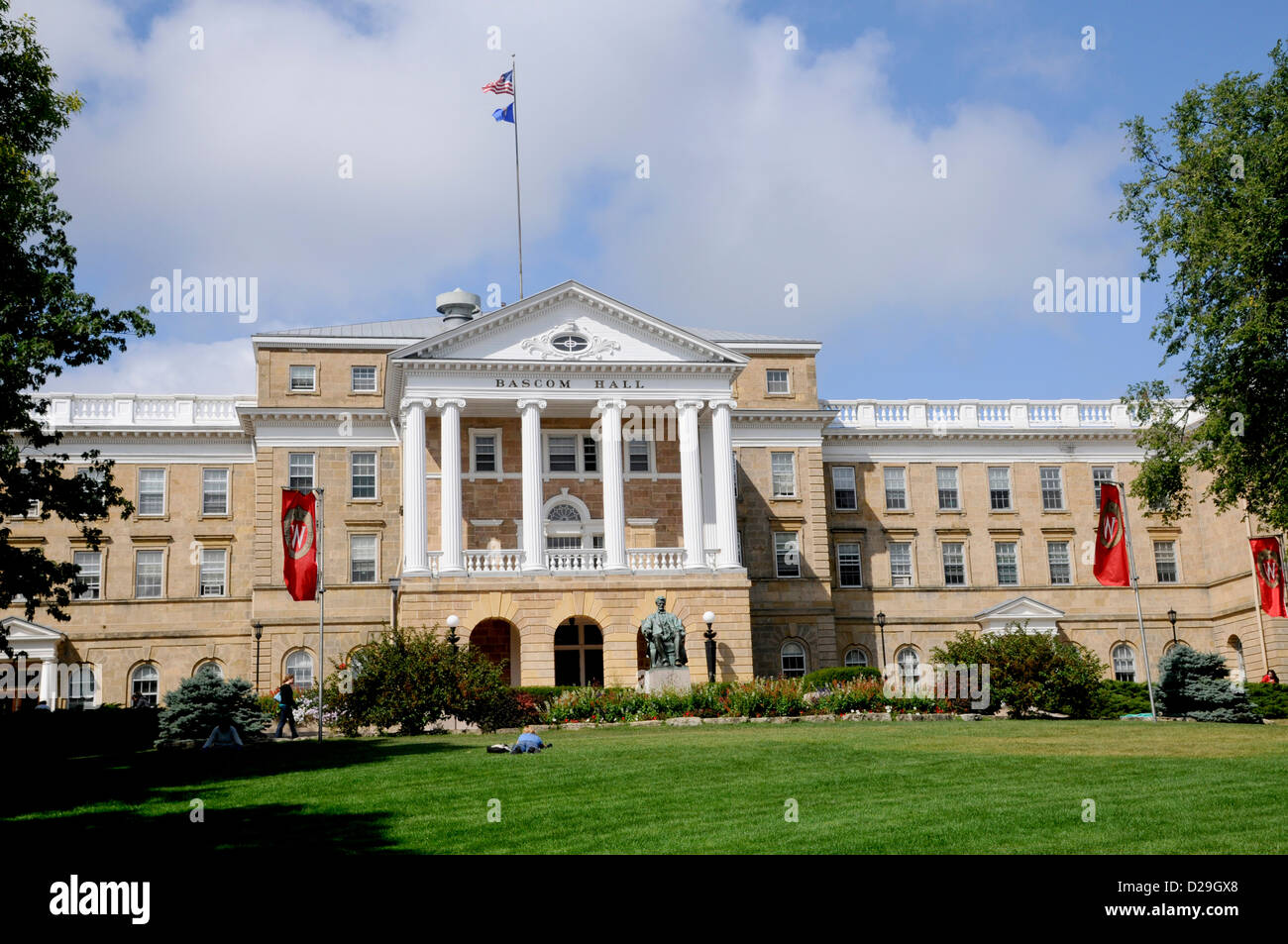 Bascom Hall, University Of Wisconsin. Madison, Wisconsin Stockfoto