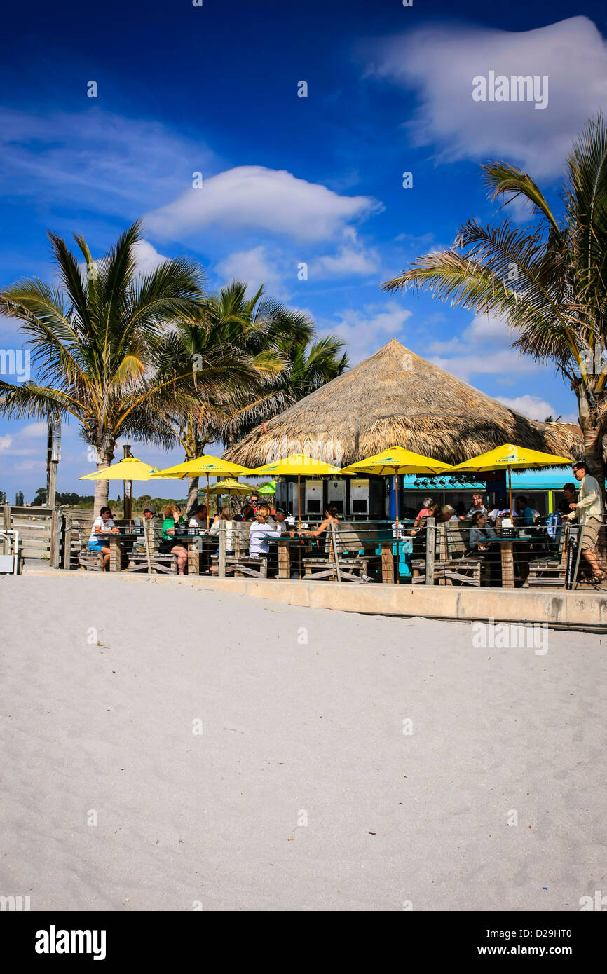 Venice Beach front Restaurant in Florida Stockfoto