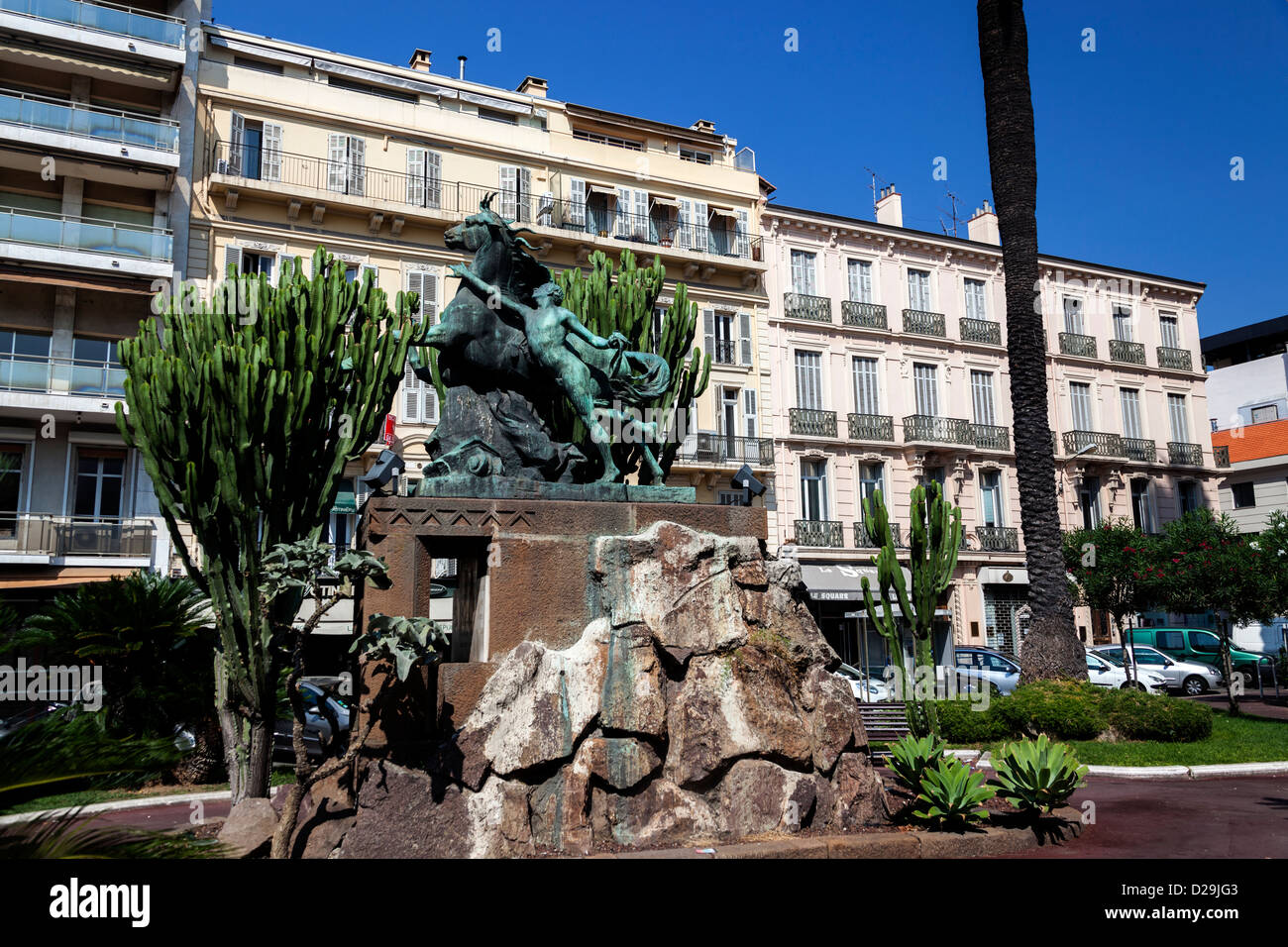 Cannes - das Mittelmeer Metropole in Frankreich Cannes - französischen Hafenstadt bin Mittelmeer Stockfoto