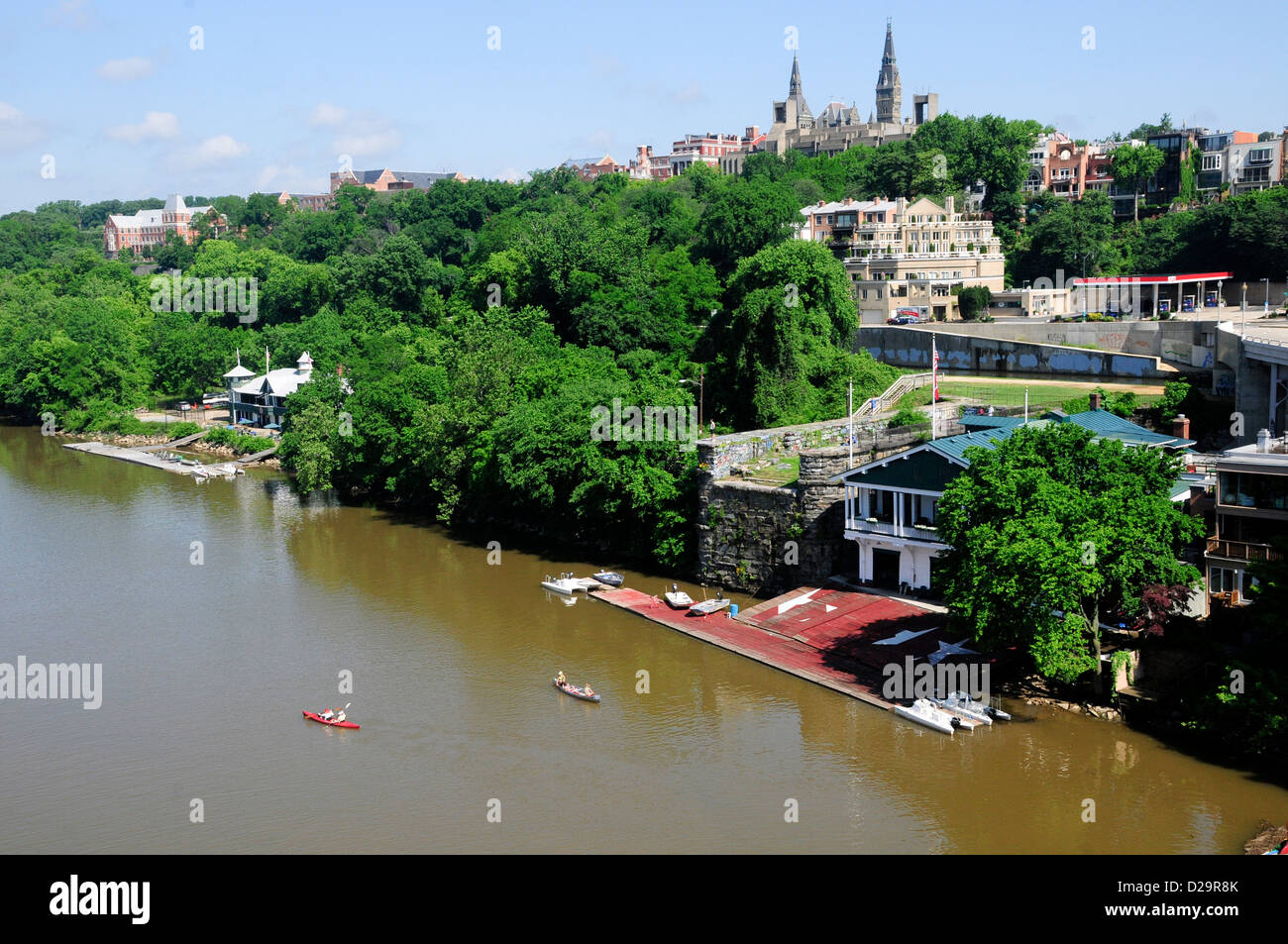 Potomac River in Washington, D.C. Stockfoto