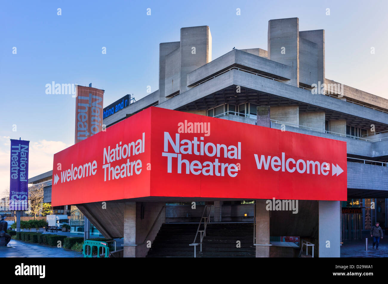 National Theatre, South Bank, London, UK Stockfoto